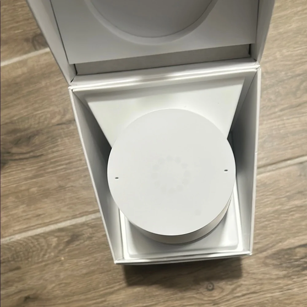 Google Home Voice Assistant in White and Gray